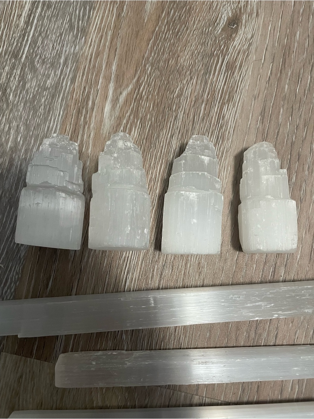 7 pc Selenite lot
